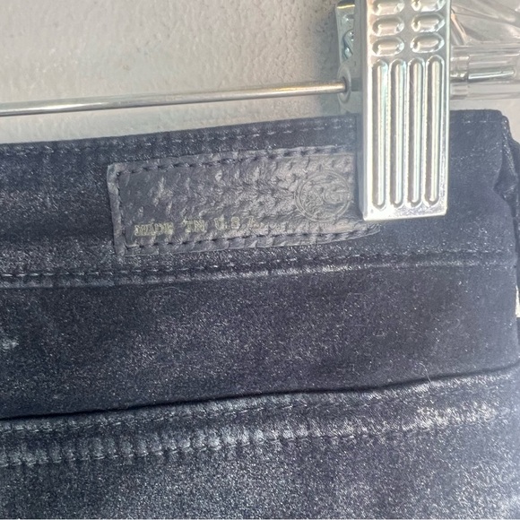 AG Womens Absolute Legging Skinny Jeans Coated Black Sz 29 Low Rise Retro 90s - Picture 8 of 12